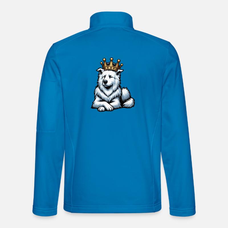Weißer Schäferhund Schäferhund Schäferhunde Unisex Softshelljacke