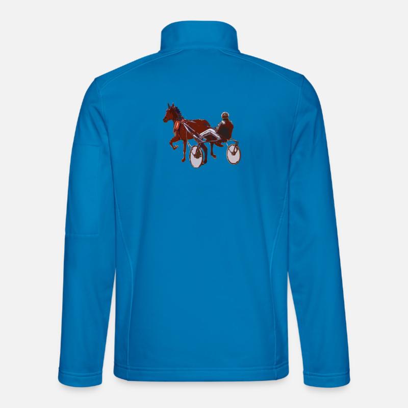 harness racing - Unisex Softshell Jacket - light blue