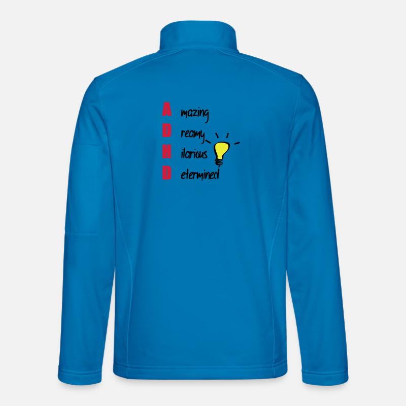 ADHD / ADHS Support Geschenk - Unisex Softshelljacke - Lichtblau