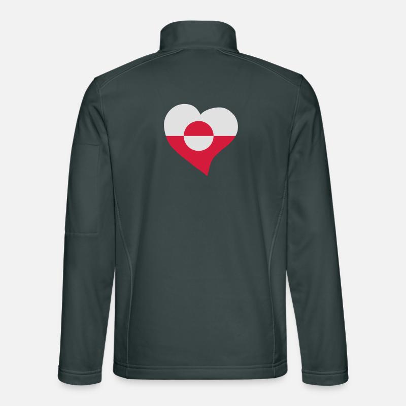 Grönländischen Herz Unisex Softshelljacke