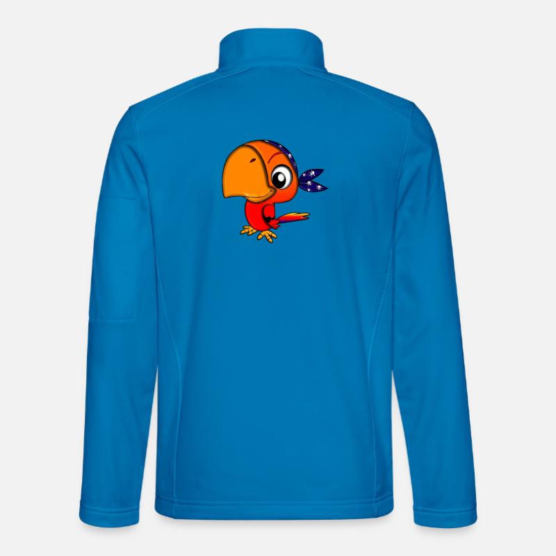 pirates pirates de Parrot - Veste en tissu softshell Unisexe - bleu clair
