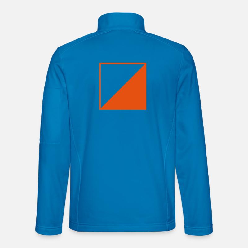 Orientierung Bildschirm - Unisex Softshelljacke - Lichtblau