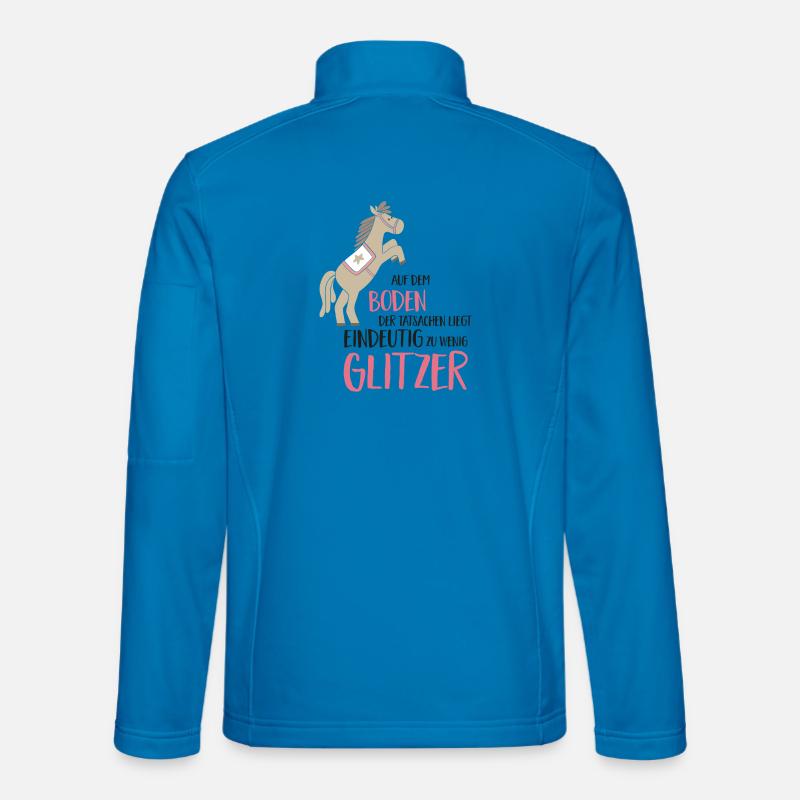 Lustiger Spruch - Unisex Softshelljacke - Lichtblau