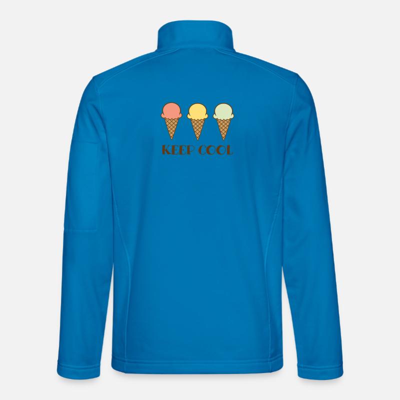 Keep cool - Unisex Softshelljacke - Lichtblau