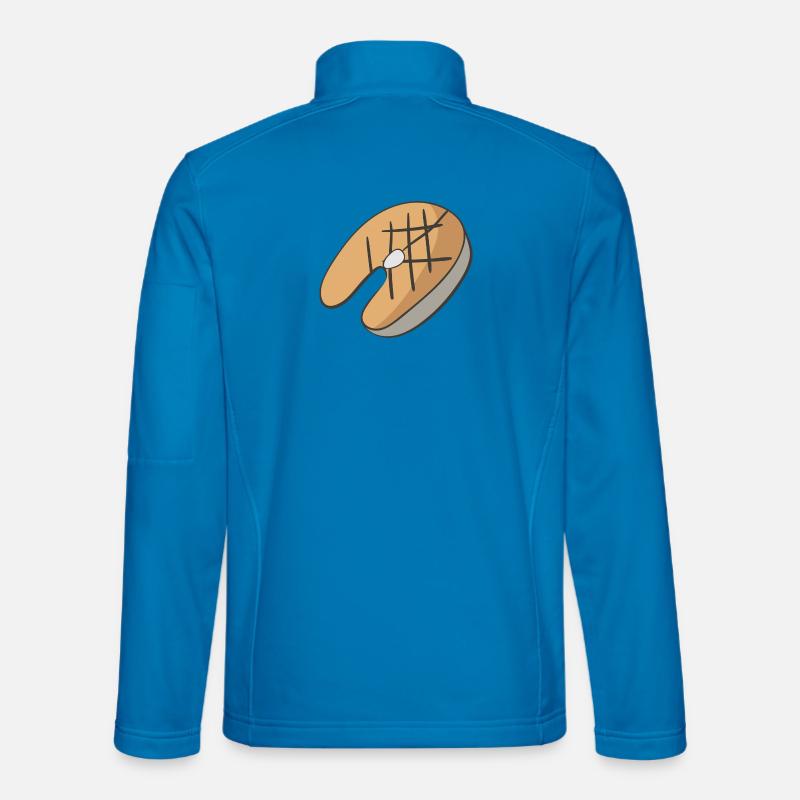 Lachs - Unisex Softshelljacke - Lichtblau