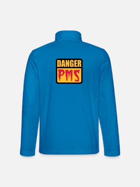 Danger PMS - Unisex Softshelljacke - Lichtblau