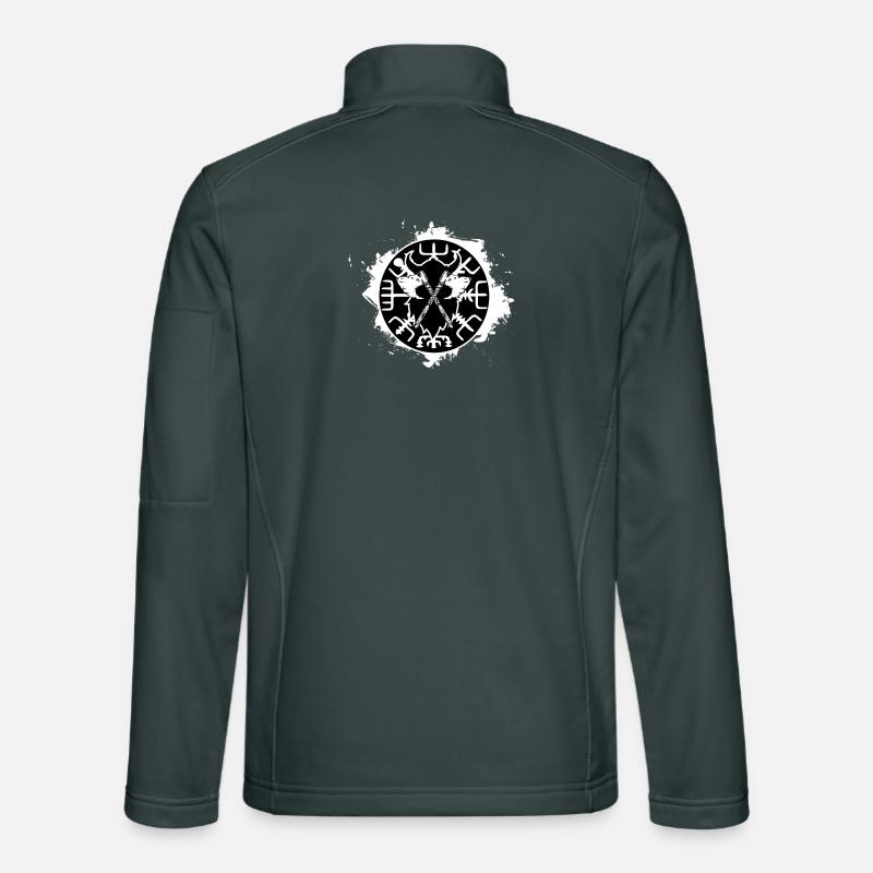 vegvisir compas du nord blanc Veste en tissu softshell Unisexe