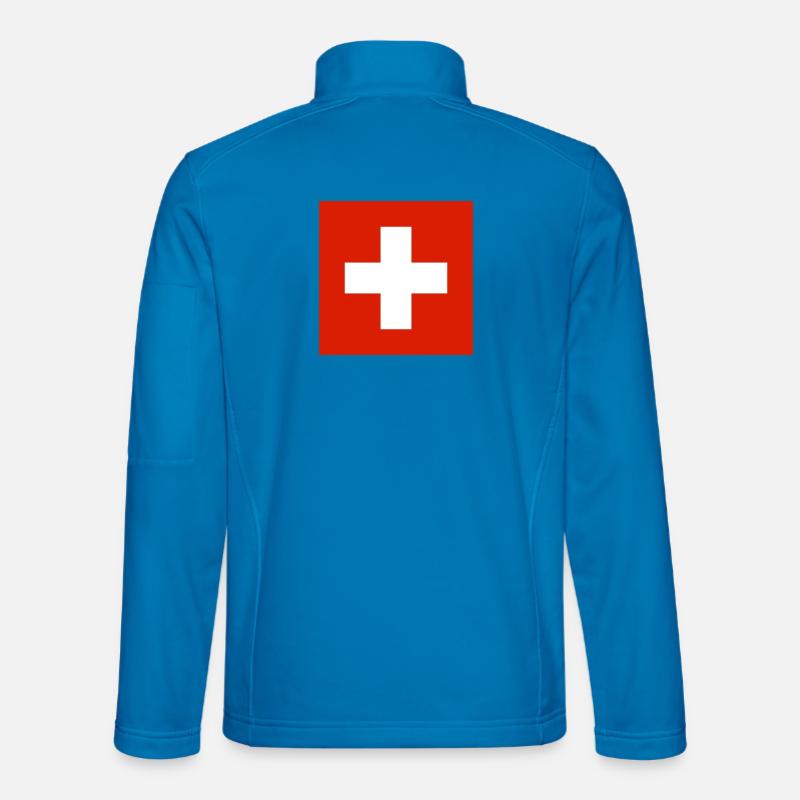 Schweiz - Unisex Softshelljacke - Lichtblau