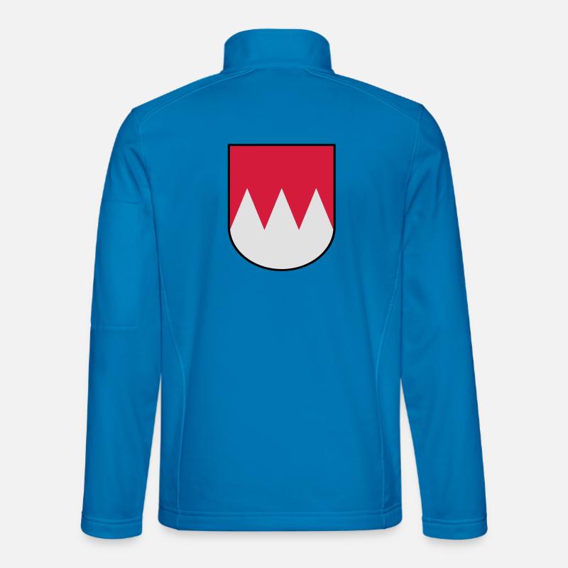 Franken Wappen - Unisex Softshelljacke - Lichtblau