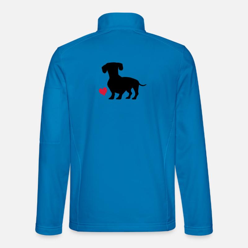 Dackel - Veste en tissu softshell Unisexe - bleu clair