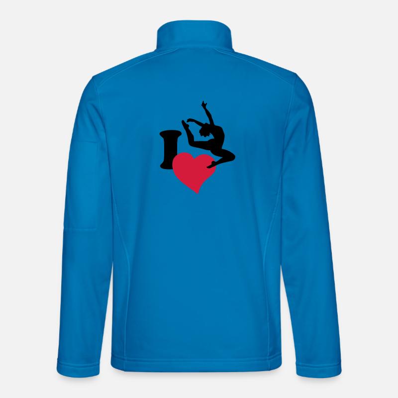 I love to dance - Amo ballare - Giacca softshell unisex - celeste