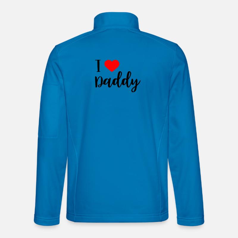 i love daddy - Unisex Softshell Jacket - light blue