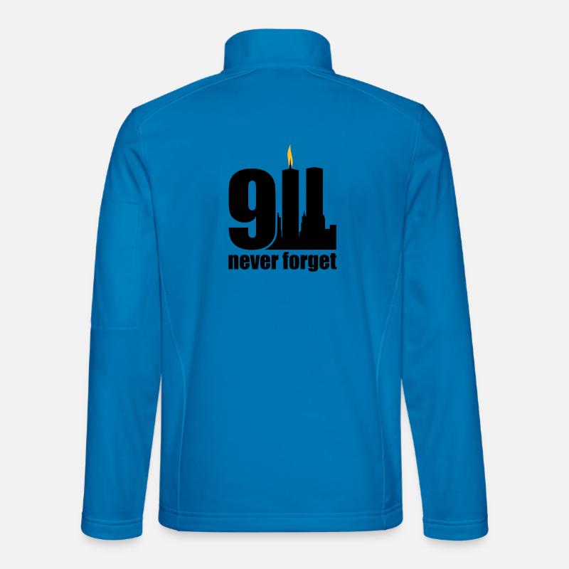 never forget 9/11 - Unisex Softshell Jacket - light blue