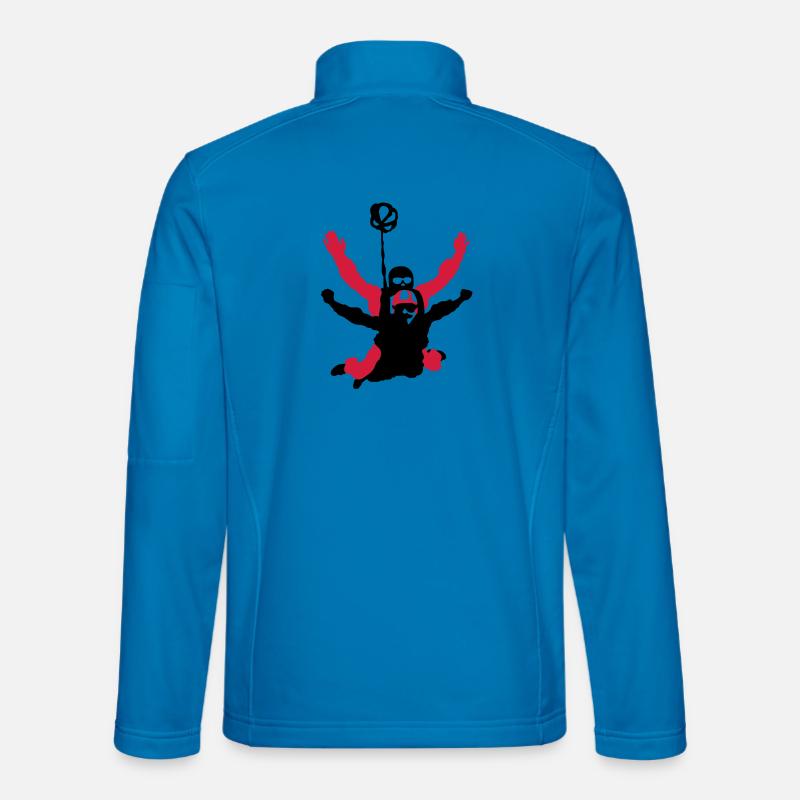 Tandemsprung - Unisex Softshelljacke - Lichtblau