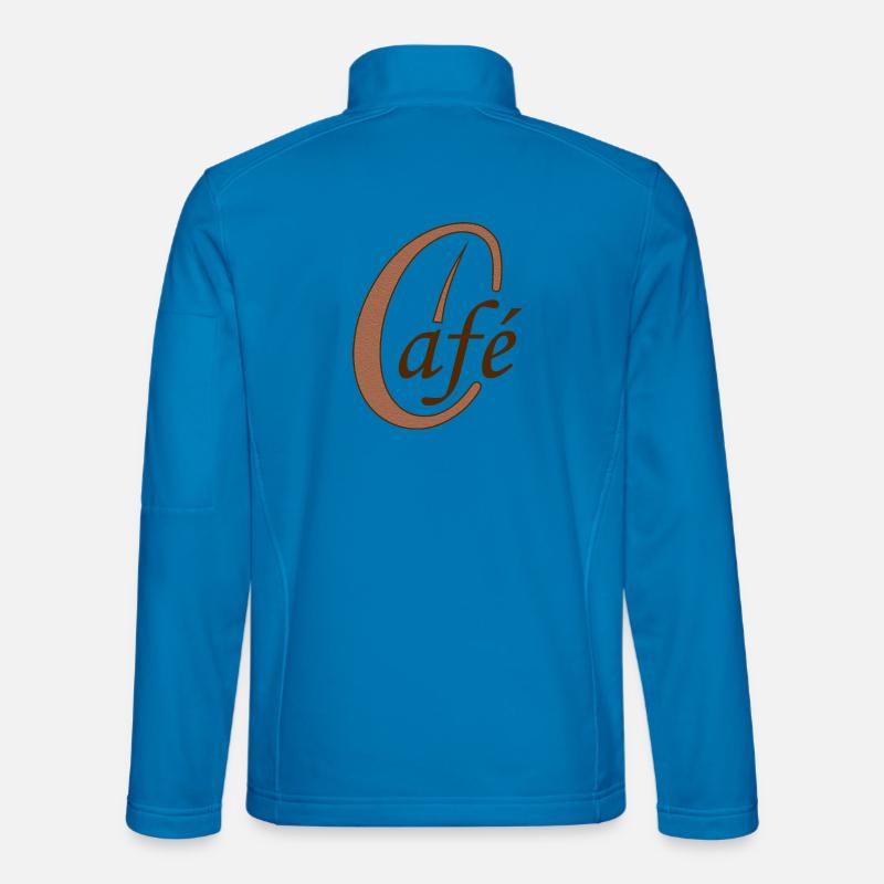 Café grain café café Veste en tissu softshell Unisexe