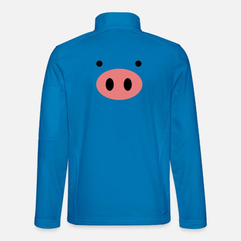 Pig nose - Unisex Softshell Jacket - light blue