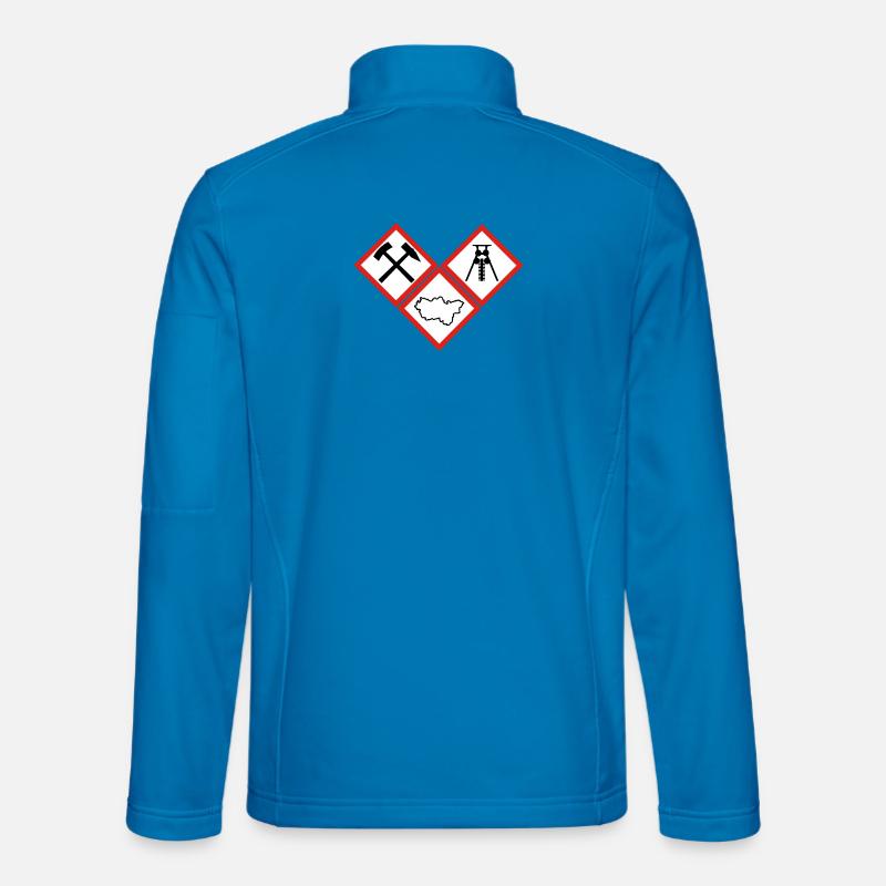 GEFAHR RUHRPOTT - Unisex Softshelljacke - Lichtblau