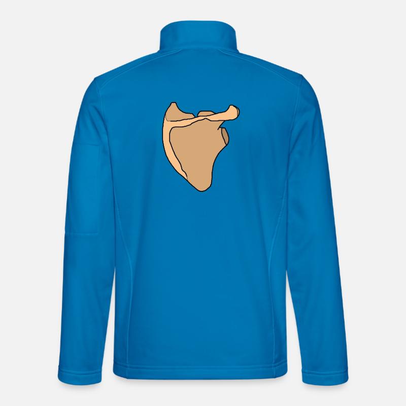 Shoulder blade scapula anatomy skeleton bone Unisex Softshell Jacket