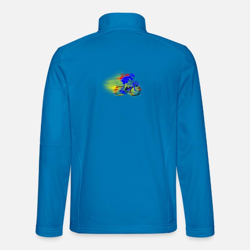 racing bicycle - Unisex Softshell Jacket - light blue