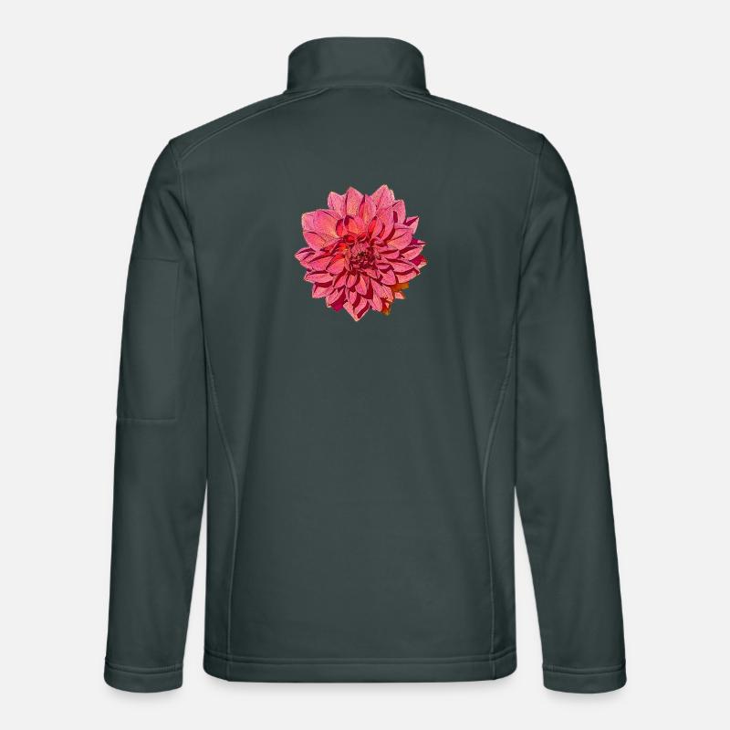 Große Dahlia Unisex Softshelljacke