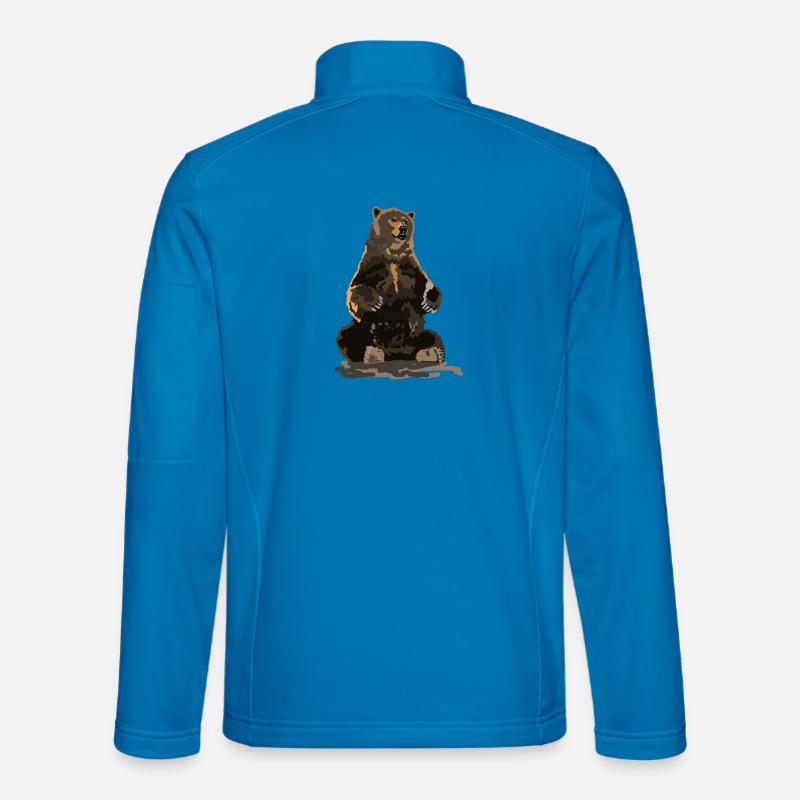 Bär - Unisex Softshelljacke - Lichtblau