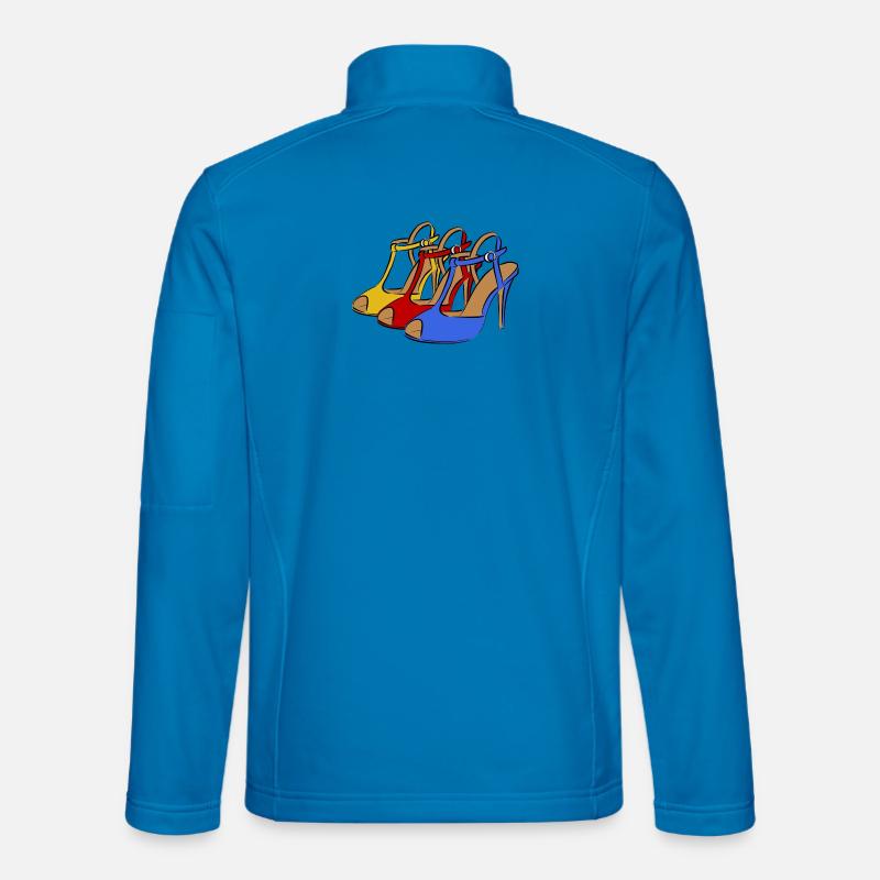 Schuh Mode Damenschuhe - Unisex Softshelljacke - Lichtblau