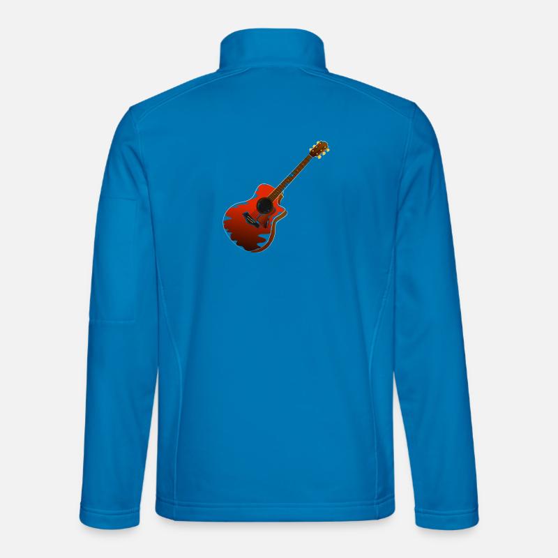 Musician Guitar - Unisex Softshell Jacket - light blue