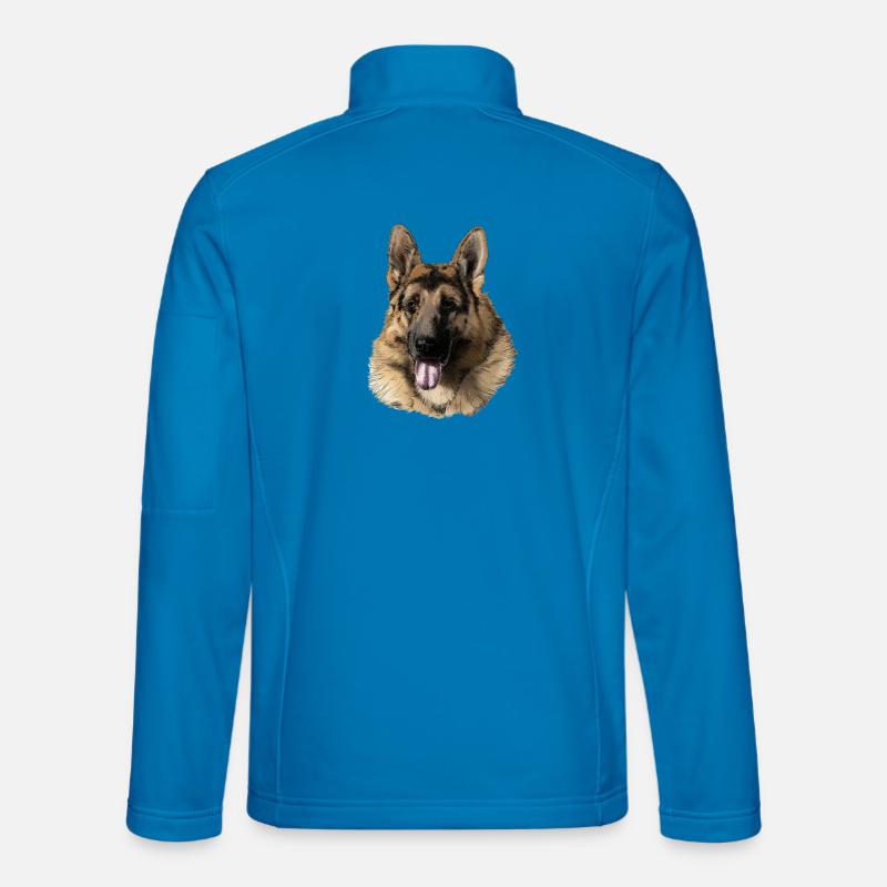 German shepherd Unisex Softshell Jacket