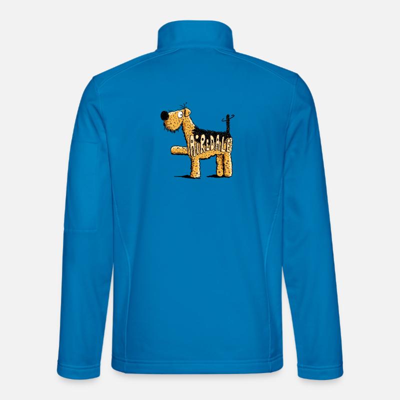 Kleiner Airedale Terrier - Hund - Hunde Unisex Softshelljacke