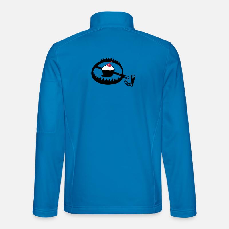 Fangeisen mit Cupcake Unisex Softshelljacke