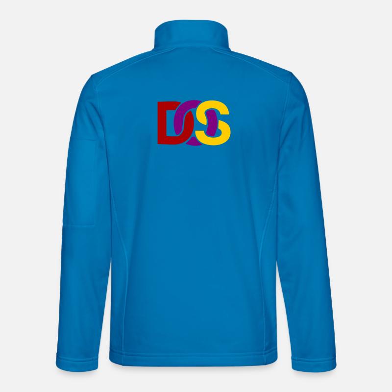 Retro MS DOS Logo - Unisex Softshell Jacket - light blue