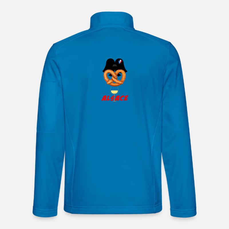 Elsass - Unisex Softshelljacke - Lichtblau