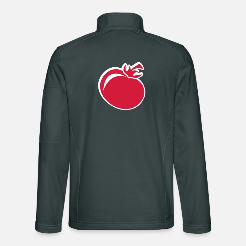 Tomate rouge Veste en tissu softshell Unisexe