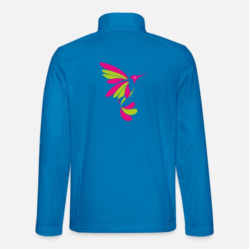 Kolibri 001 - Unisex Softshelljacke - Lichtblau