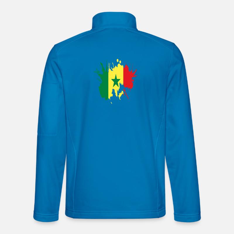 Senegal - Unisex Softshelljacke - Lichtblau