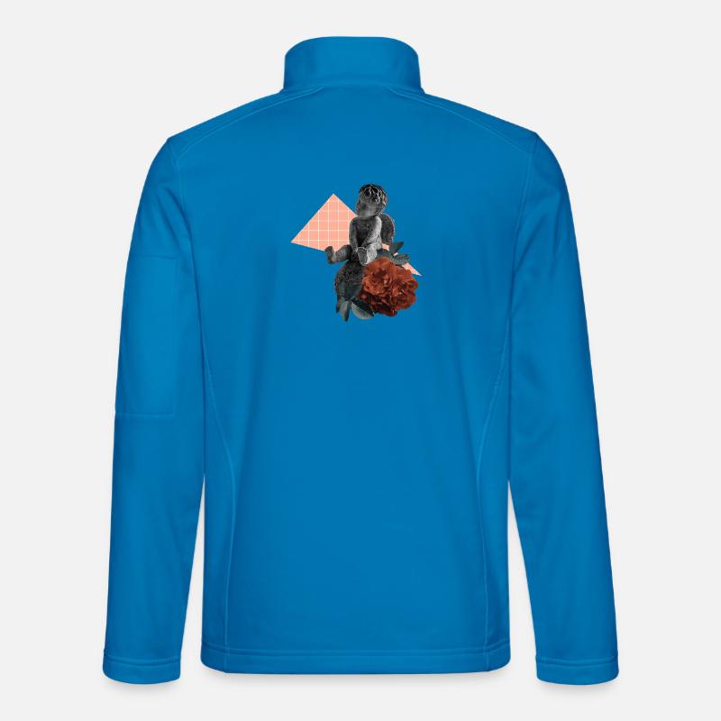Cherub Rose Aesthetic - Unisex Softshell Jacket - light blue