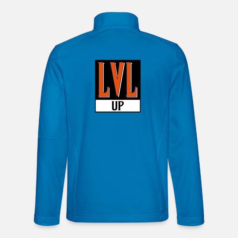 level up nerd cod - Unisex Softshell Jacket - light blue