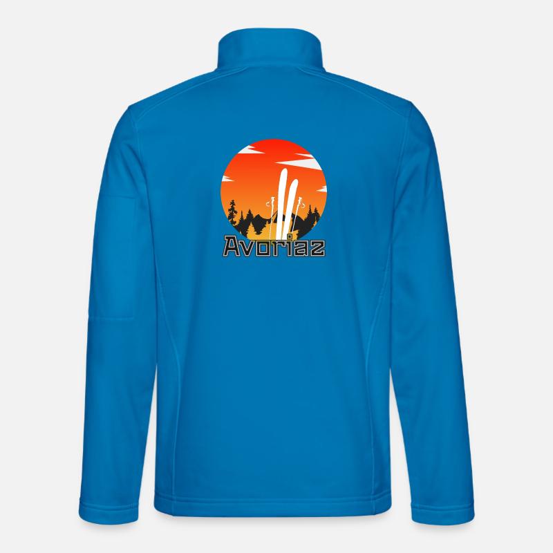 Avoriaz - Unisex Softshelljacke - Lichtblau
