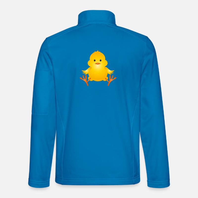 freshly hatched cute fluffy chick Unisex Softshell Jacket