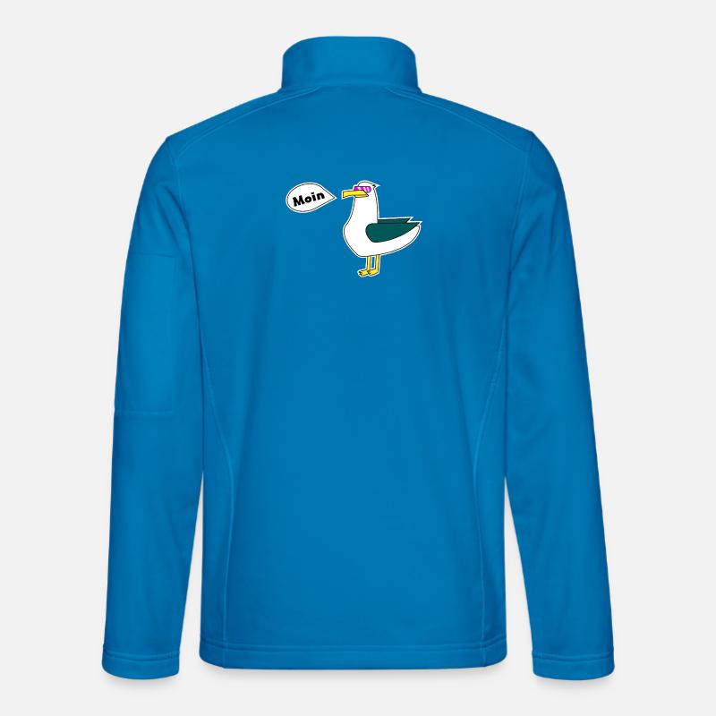 Seagull Moin - Unisex Softshell Jacket - light blue