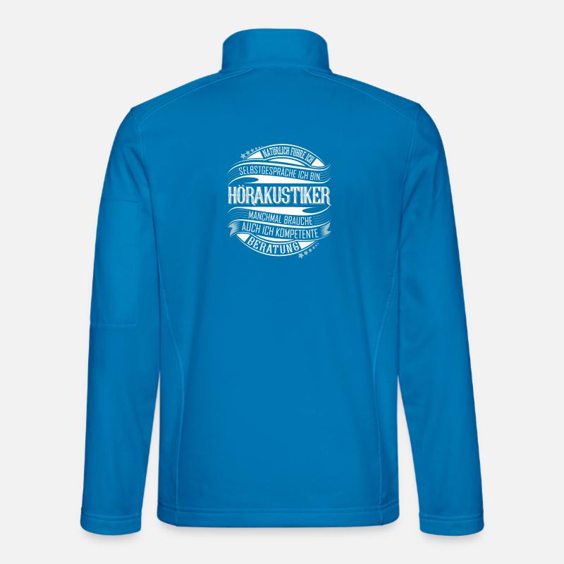 Hörakustiker - Unisex Softshelljacke - Lichtblau