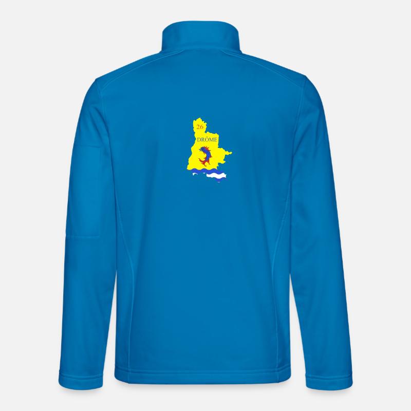 Drôme - Unisex Softshelljacke - Lichtblau
