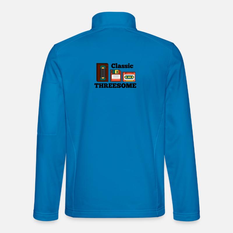 Retro Old School Analog - Unisex Softshell Jacket - light blue