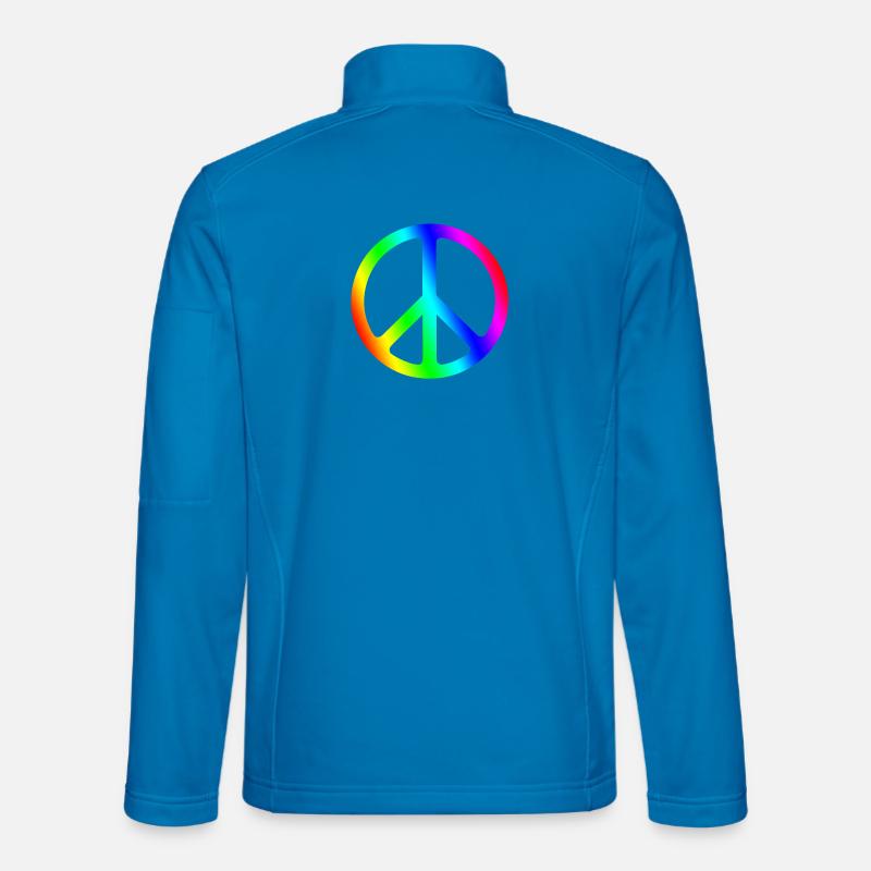 Peace - No war - Unisex Softshell Jacket - light blue
