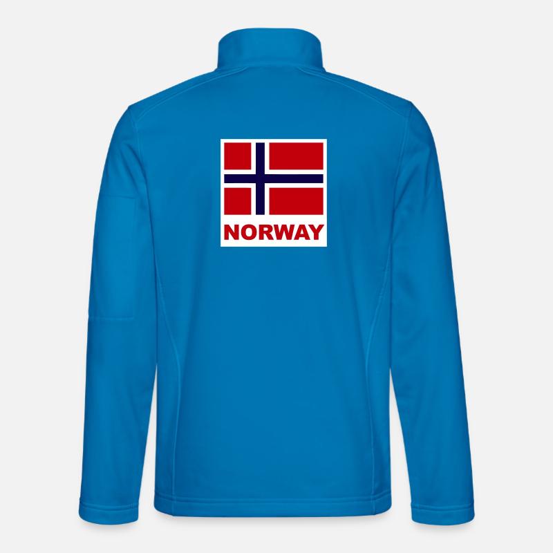Norway Norway Flag - Unisex Softshell Jacket - light blue
