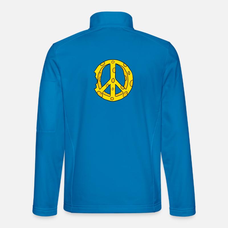 Cheese Peace Peace - Unisex Softshell Jacket - light blue