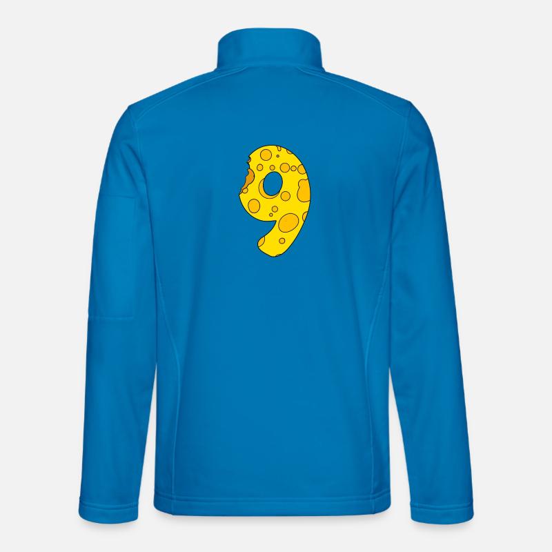 Number 9 Digit Cheese - Unisex Softshell Jacket - light blue