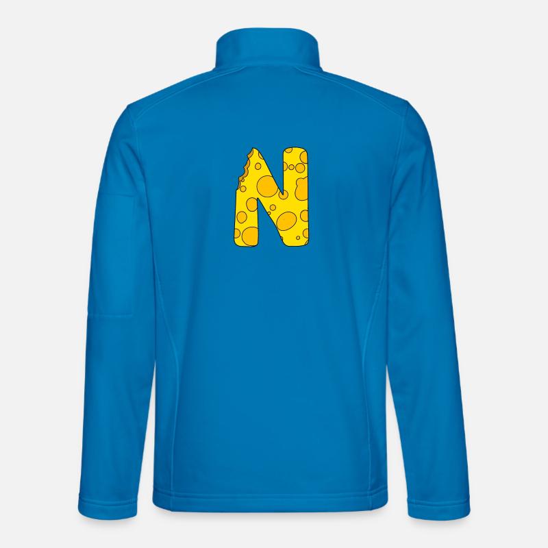 Buchstabe N - Unisex Softshelljacke - Lichtblau