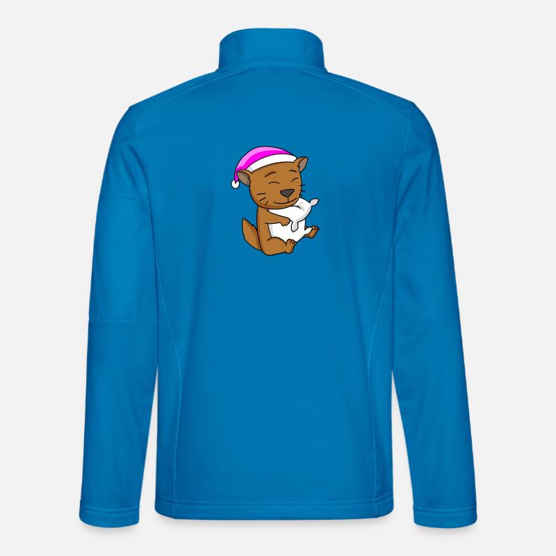 Cat cat breed Somali - Unisex Softshell Jacket - light blue