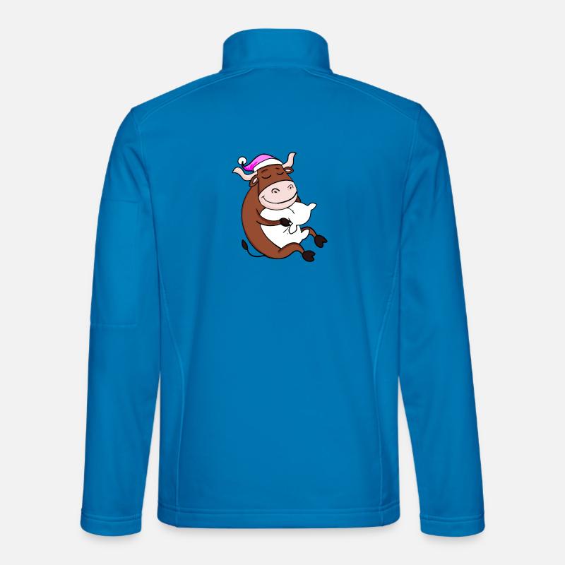 Bœuf avec oreiller et bonnet de couchage Veste en tissu softshell Unisexe